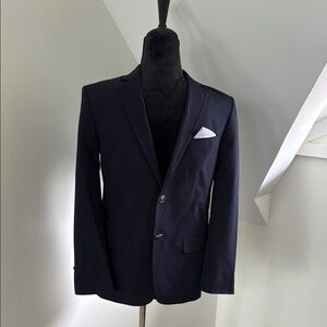 Boys 14 Classic Navy Blazer